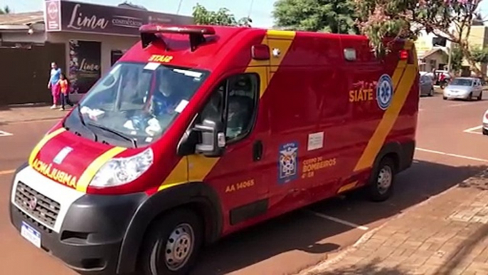 Trabalhador sofre queda de andaime no Bairro Interlagos e é socorrido pelo Corpo de Bombeiros