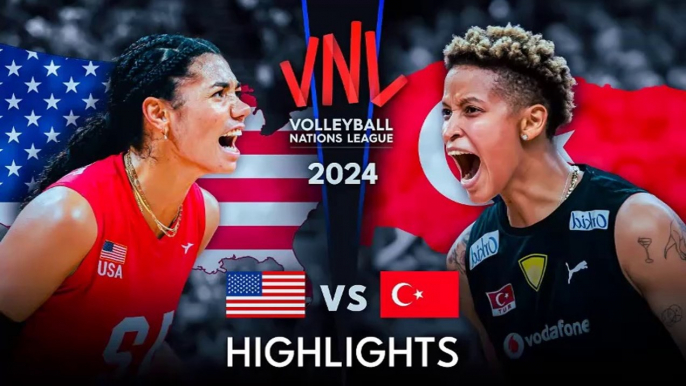 USA vs TURKIYE | Highlights | Women's VNL 2024