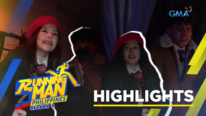 Running Man Philippines 2: Lexi at Kokoy, napangaw-ngaw sa takot sa Haunted House! (Episode 9)