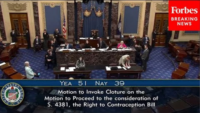 JUST IN: Vote To Consider Right To Contraception Act Fails In Senate