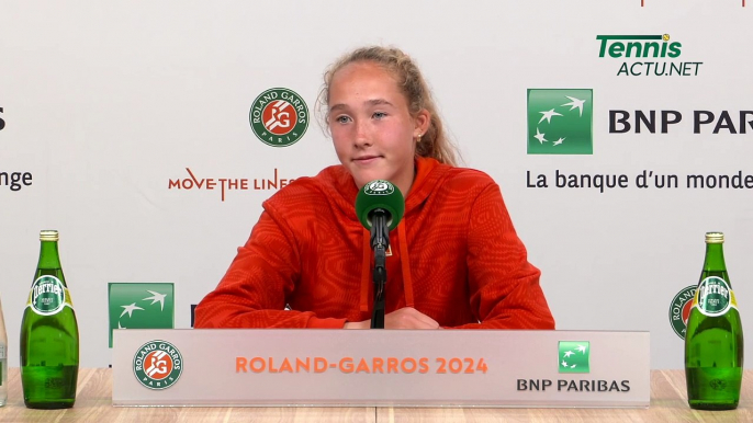 Tennis - Roland-Garros 2024 - Mirra Andreeva :  "I saw a ladybug... maybe this was a little sign (smiling)