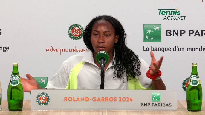 Tennis - Roland-Garros 2024 - Coco Gauff : "My tears... it was just overwhelming of everything"