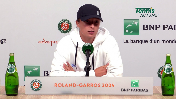 Tennis - Roland-Garros 2024 - Iga Swiatek : “Comparing myself to Rafael Nadal… we’ll see in 14 years”