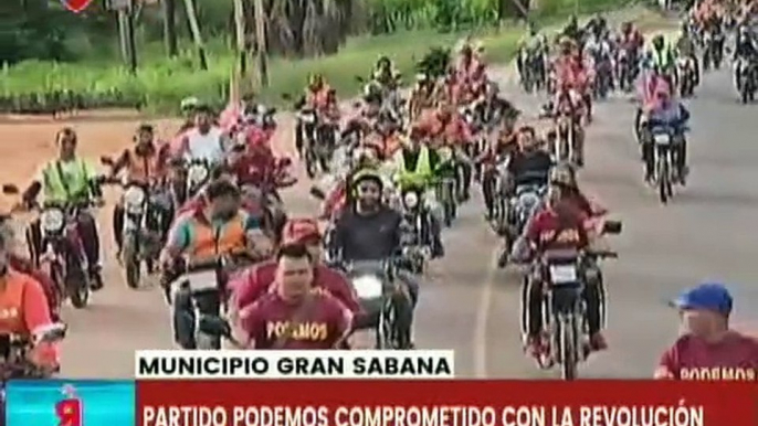 Bolívar | Habitantes del mcpio. Gran Sabana salieron en respaldo al Presidente Nicolás Maduro