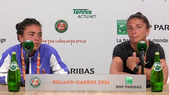 Tennis - Roland-Garros 2024 - Sara Errani e Jasmine Paolini : "Due finali perse... questa è la vita !"