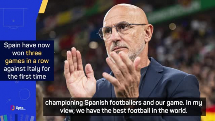 Spain coach De La Fuente feels Italy win is his best yet