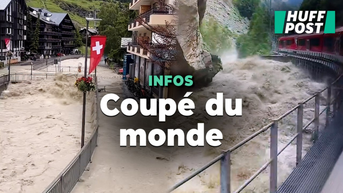 La station de Zermatt coupée du monde suite à de fortes inondations dans les Alpes suisses