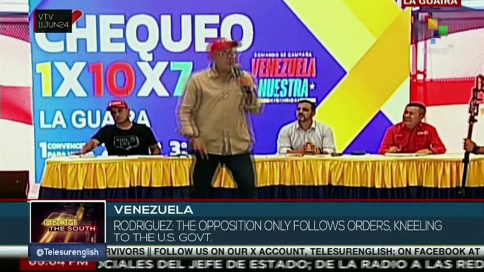 Rallies in Venezuela in support of President Maduro and the "1x10x7" electoral strategy