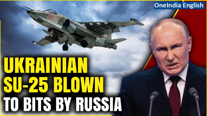 Putin’s Crushing Blow: Ukrainian Su-25 Smashed to Pieces by Russian Drones | Watch the Video