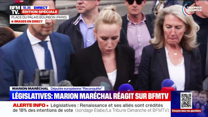 Marion Maréchal fait une déclaration dans laquelle elle s'oppose frontalement à Eric Zemmour avec 4 eurodéputés : "Sa stratégie est inacceptable et c'est une triple faute"