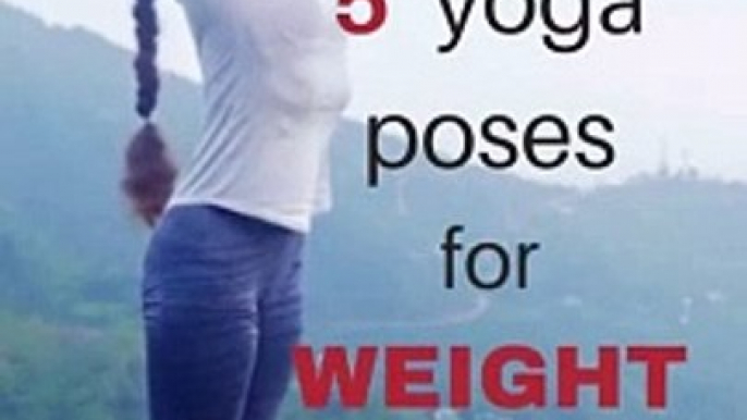 5 Yoga Poses for Weight Loss (Asanas) #shorts