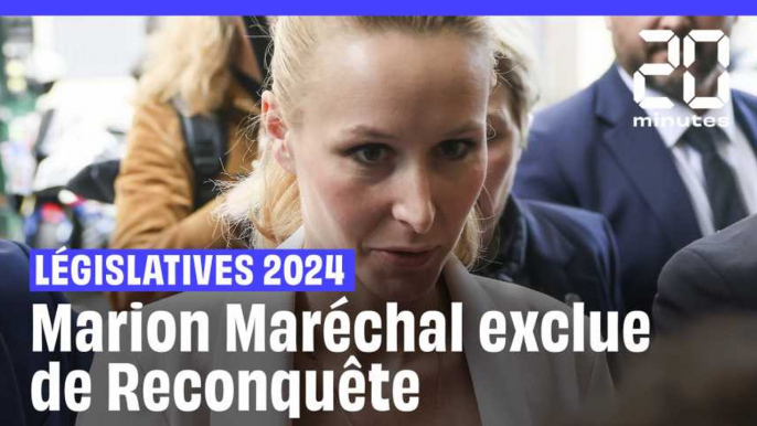 Élections législatives 2024 : Marion Maréchal exclue de Reconquête par Eric Zemmour