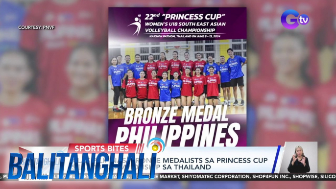 Alas Pilipinas, bronze medalists, sa Princess Cup SEA U18 Championship sa Thailand | Balitanghali