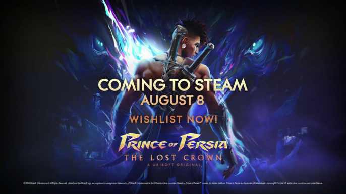 Prince of Persia The Lost Crown - Bande-annonce lancement Steam