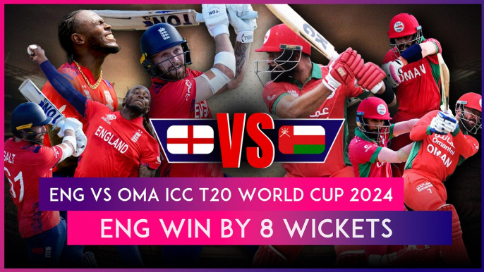 ENG vs OMA ICC T20 World Cup 2024 Stat Highlights: England Outclass Oman