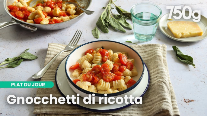 Gnocchetti di ricotta, une recette qui vous conduit tout droit en Italie | 750g