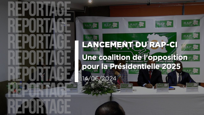 Lancement du RAP-CI: Une coalition de l'opposition pour la présidentielle 2025