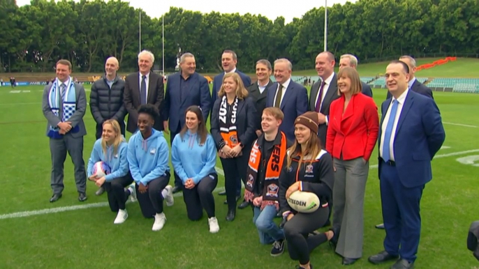 Federal government, NSW government and Inner West Council announce joint $40 million investment into Sydney’s Leichhardt Oval