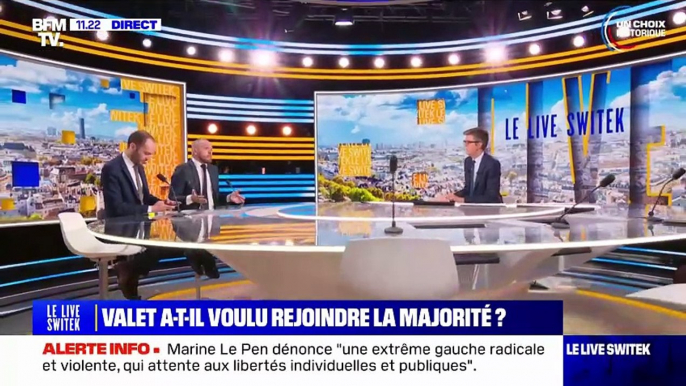 Accrochage - Thomas Soulier du service politique de BFM TV s'en prend à l'euro-député du RN Matthieu Valet, l'accusant de révéler les sources des journalistes : "On veut nous salir et après vous voulez que je me taise ?"