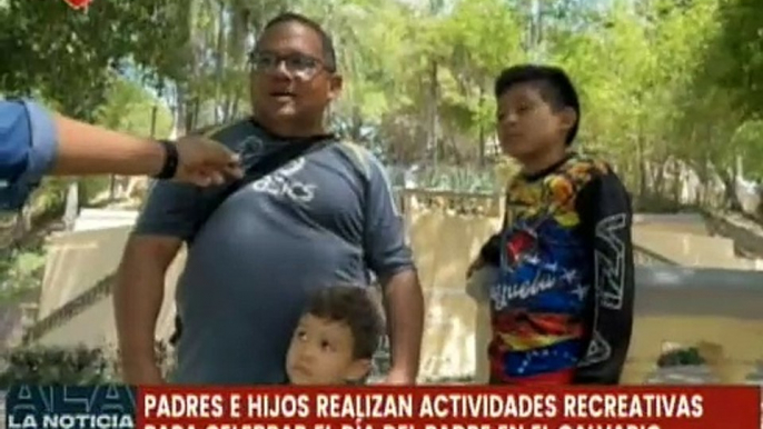 Caracas | Ciudadanos disfrutan de actividades recreativas en El Calvario