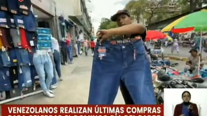 Caracas | Ciudadanos realizan compras de última hora para celebrar el Día del Padre