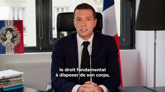 Jordan Bardella répond aux attaques de l’extrême gauche qui affirme qu’avec le Rassemblement national le droit des femmes serait en danger: "En France, la femme est libre et elle le restera" - Regardez