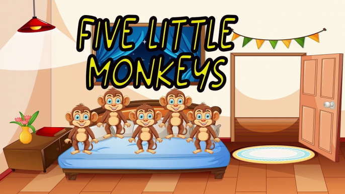 five little monkeys jumping on a bed|little monkeys|Five Little Monkeys Jumping On The Bed|The Naughty Monkeys| Five Little Monkeys