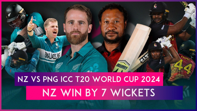 NZ vs PNG ICC T20 World Cup 2024 Stat Highlights: New Zealand Beat Papua New Guinea