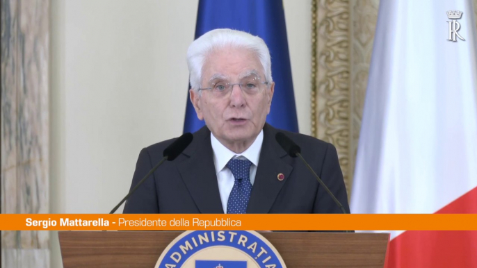 Mattarella "La sicurezza dell'intera Europa passa dall'Ucraina"