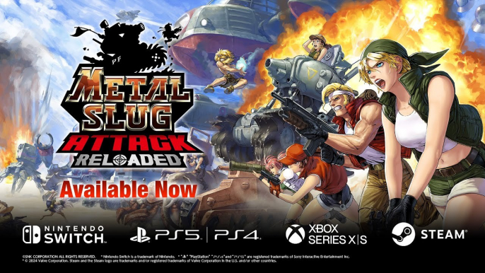 Tráiler de Metal Slug Attack Reloaded