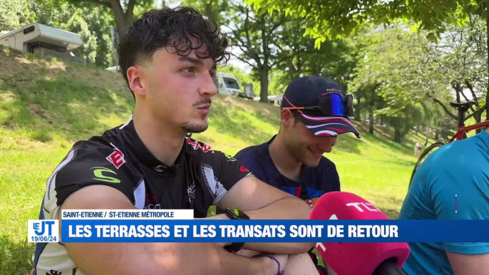 à la UNE : Il fait beau! les ligériens se pressent à Saint-Victor / La foule à la billetterie des Verts / la flamme passera par Saint-chamond / des "fans zones" pour les JO