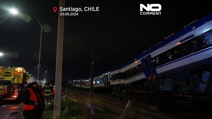 WATCH: Fatal train collision near Santiago, Chile