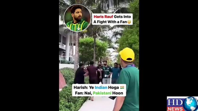 haris rauf fight with fan | haris rauf fight with fan full video #haris rauf