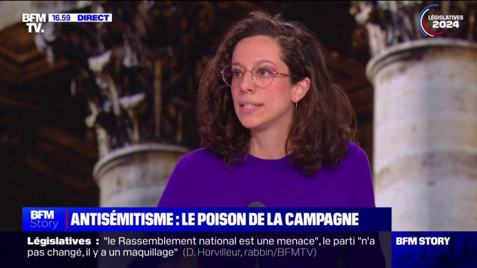 Alice Timsit (membre du collectif Golem): "Ce que je trouve insupportable, c'est qu'aujourd'hui la lutte contre l'antisémitisme est devenue un objet politique, un objet de division"