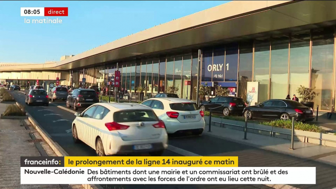 Après des mois de course contre la montre, le prolongement de la ligne 14 accueille aujourd'hui ses premiers voyageurs, pour relier Saint-Denis, au nord de Paris, à l’aéroport d’Orly - VIDEO
