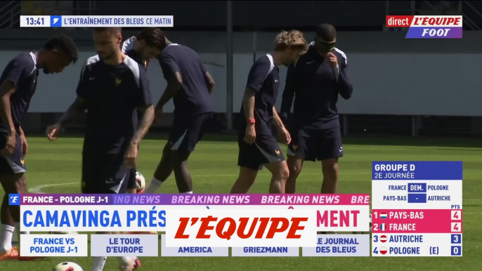 Didier Deschamps a brouillé les pistes lors de l'entraînement - Euro 2024 - Bleus