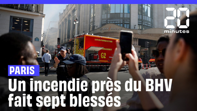 Paris : Un incendie près du BHV Marais fait sept blessés dont un grave