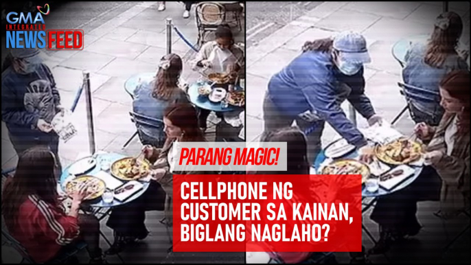 Parang magic! Cellphone ng customer sa kainan, biglang naglaho? | GMA Integrated Newsfeed