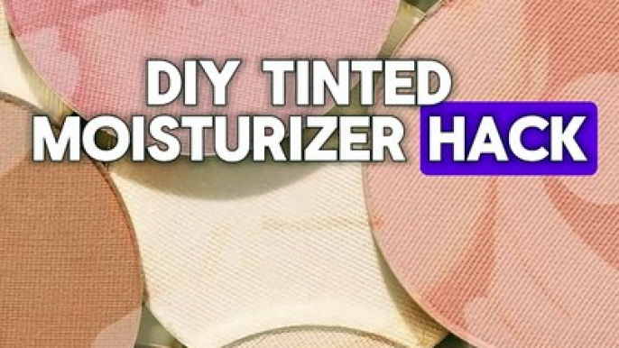 Tinted moisturizing hack