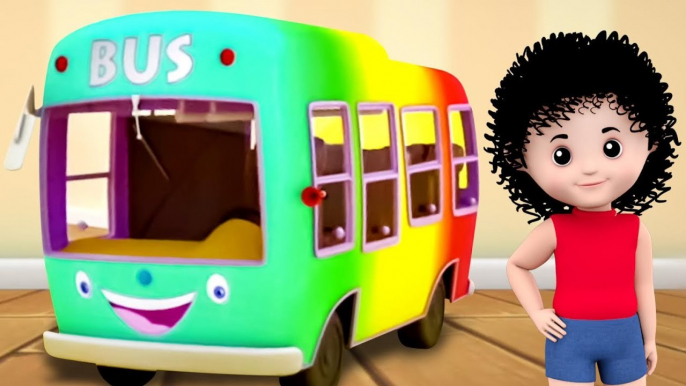 Wheels On The Bus Vehicle Song and Cartoon Videos for Babies