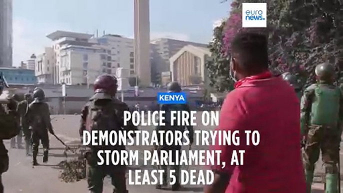 Several killed as anti-tax protesters storm Kenya's parliament