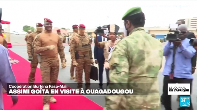 Coopération Burkina Faso-Mali : Assimi Goïta en visite à Ouagadougou