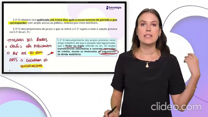 A74 LC 101 (LRF) Parte 15 - Lei de Responsabilidade Fiscal AFO