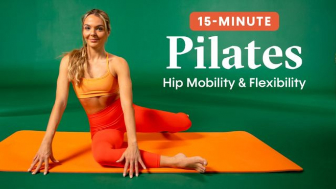 15-Minute Mat Pilates Workout for Hip Mobility & Flexibility (No Equipment)