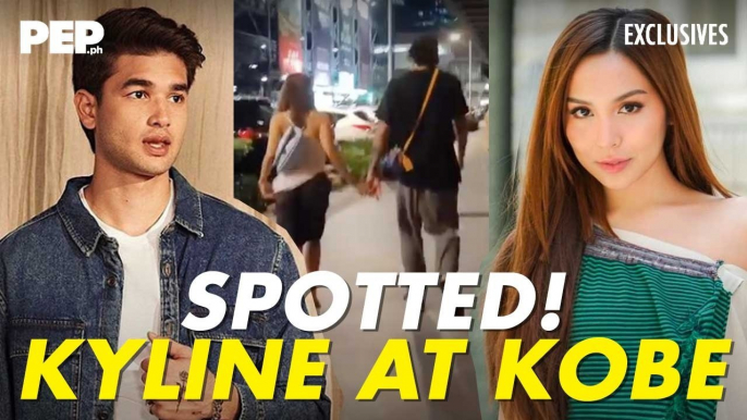 Kyline Alcantara at Kobe Paras, SPOTTED TOGETHER! | PEP Exclusives