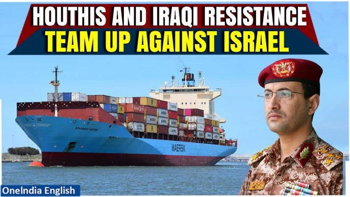 Houthis & Islamic Resistance's Joint Op Set Ablaze Israel Linked Ship Johannes Maersk In Mediterran