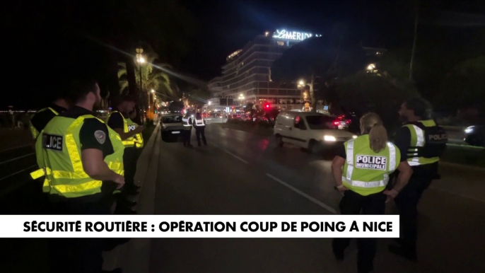 Sécurité routière : opération coup de poing à Nice