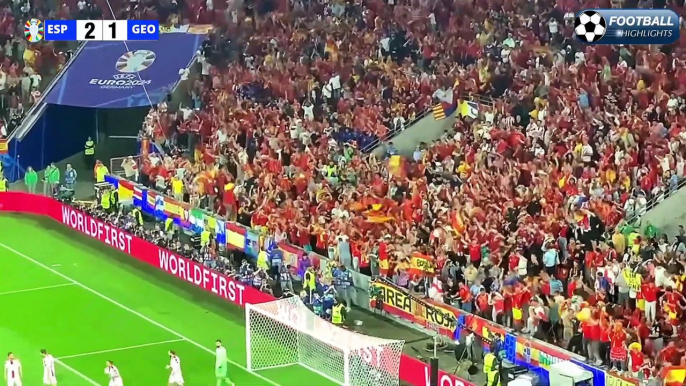 Euro 2024 Spain vs Georgia 4 x 1 Latest highlights  All Goals -  Nico Williams Goal