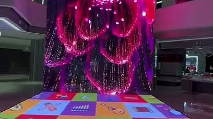 21 Meter Long LED With Interactive LED Floor #shorts #shortvideo #video #virals #videoviral #innovationhub