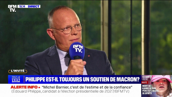 Édouard Philippe: "Quand je ne suis pas d'accord avec Emmanuel Macron, je le lui dis (...) Il m'écoute, mais parfois il prend des décisions qui ne correspondent pas à ce que je dis"